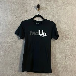 Gothic Lamb FedUp Tee Shirt Short Sleeve Graphic Tee 100% Cotton